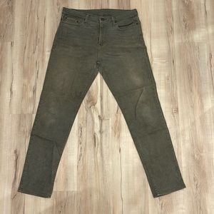 Hollister jeans olive green size men’s 32x32 athletic slim fit